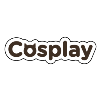 Cosplay Sticker (Brown)